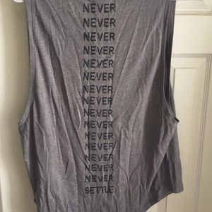 Grey Fabletics Workout Tank